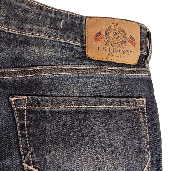 US Polo Assn Jeans Men's 36x43 Blue Acid Straight Preppy Coastal Denim Western - Picture 12 of 16